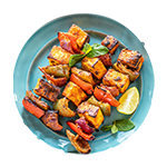 Paneer Tikka Shashlik 